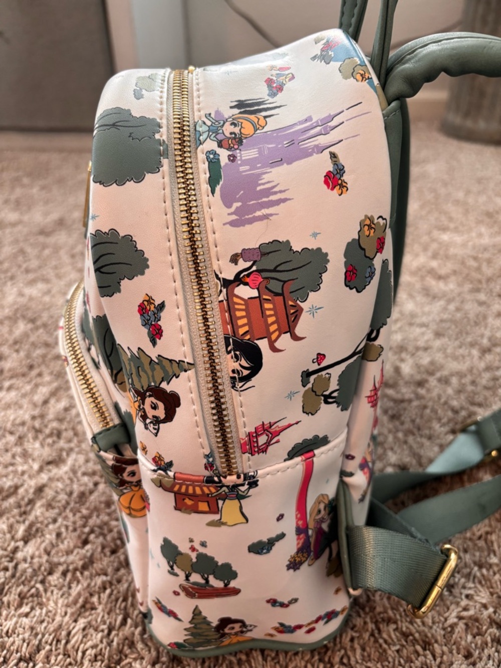 Disney x Loungefly Princess Mini Backpack – Fairytale Forest Print - Picture 3 of 12